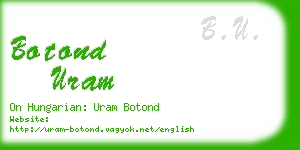 botond uram business card